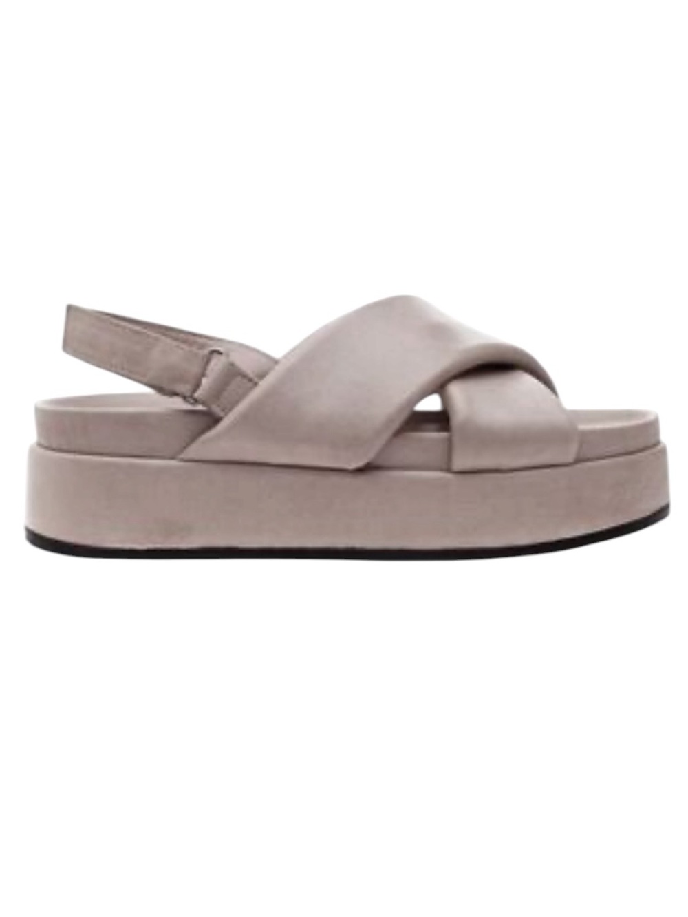 Women’s Platform Slingback Sandal in Taupe